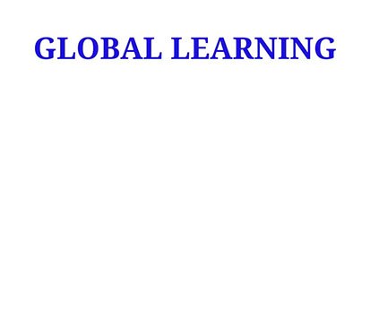 Global learning sus alta dimensiune