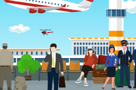 The Airport Aeroportul carte de colorat